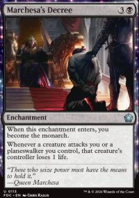 Marchesa's Decree - Foundations: Commander