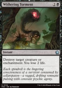Withering Torment - Foundations: Commander