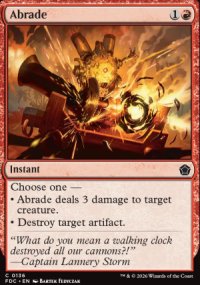 Abrade - Foundations: Commander