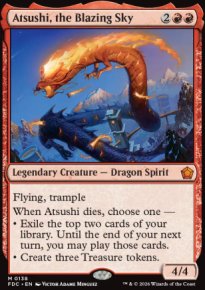 Atsushi, the Blazing Sky - Foundations: Commander