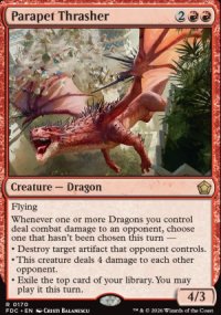 Parapet Thrasher - Foundations: Commander