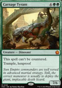 Carnage Tyrant - Foundations: Commander