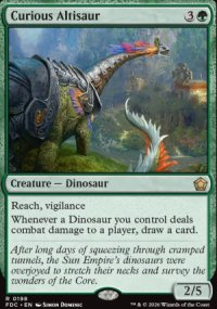 Curious Altisaur - Foundations: Commander