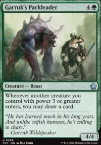 Garruk's Packleader - Foundations: Commander