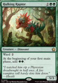 Hulking Raptor - Foundations: Commander