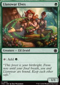 Llanowar Elves - Foundations: Commander