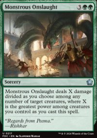 Monstrous Onslaught - Foundations: Commander