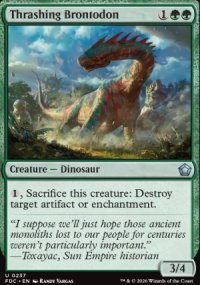 Thrashing Brontodon - Foundations: Commander