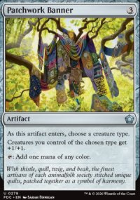 Patchwork Banner - Foundations: Commander