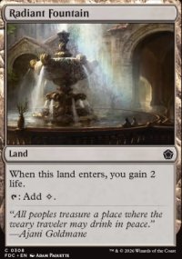 Radiant Fountain - Foundations: Commander