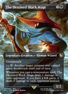 The Destined Black Mage - Final Fantasy Commander Decks