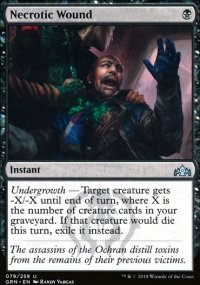 Necrotic Wound - Guilds of Ravnica