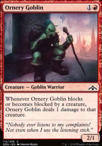 Ornery Goblin - Guilds of Ravnica