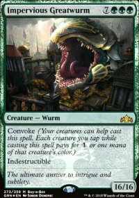 Impervious Greatwurm - Guilds of Ravnica