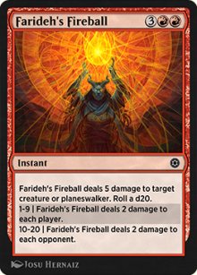 Farideh's Fireball - Alchemy Horizons: Baldur's Gate