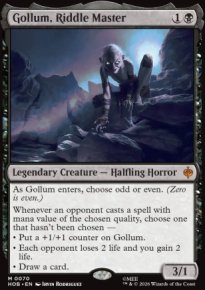 Gollum, Riddle Master - The Hobbit