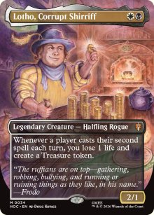 Lotho, Corrupt Shirriff - The Hobbit Commander Decks