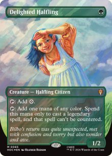 Delighted Halfling - The Hobbit Commander Decks