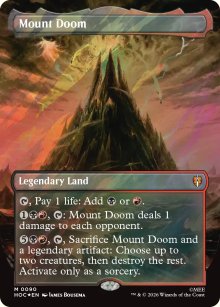 Mount Doom - The Hobbit Commander Decks