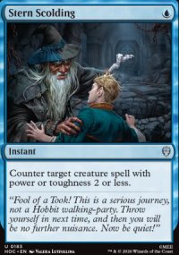 Stern Scolding - The Hobbit Commander Decks