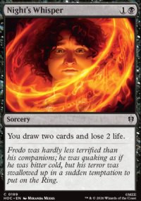 Night's Whisper - The Hobbit Commander Decks