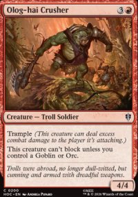 Olog-hai Crusher - The Hobbit Commander Decks