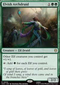 Elvish Archdruid - The Hobbit Commander Decks