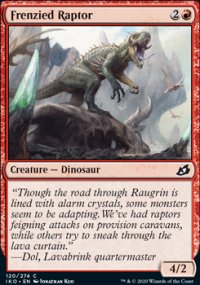 Frenzied Raptor - Ikoria Lair of Behemoths