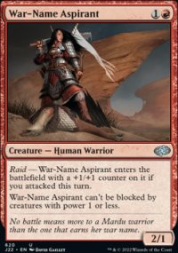 War-Name Aspirant - Jumpstart 2022