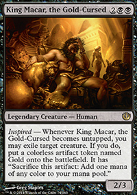 King Macar, the Gold-Cursed - Journey into Nyx