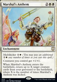 Marshal's Anthem - Kaldheim Commander Decks