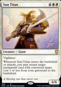 Sun Titan - Kaldheim Commander Decks
