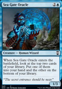 Sea Gate Oracle - Kaldheim Commander Decks