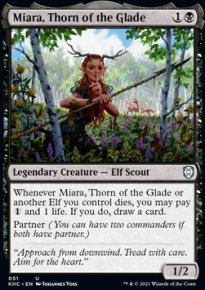 Miara, Thorn of the Glade - Kaldheim Commander Decks