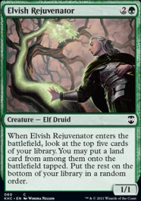 Elvish Rejuvenator - Kaldheim Commander Decks