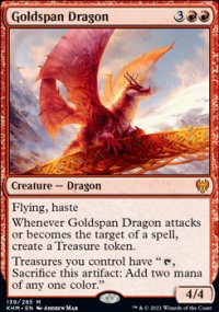 Goldspan Dragon 1 - Kaldheim