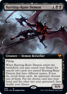 Burning-Rune Demon 2 - Kaldheim