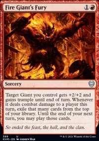 Fire Giant's Fury - Kaldheim