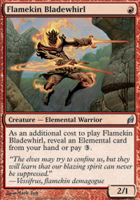 Flamekin Bladewhirl - Lorwyn
