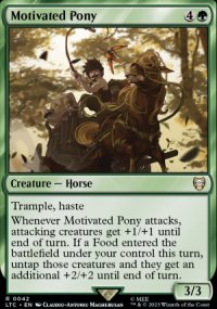 Motivated Pony - The Lord of the Rings Commander Decks