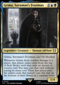 Gríma, Saruman's Footman - The Lord of the Rings Commander Decks