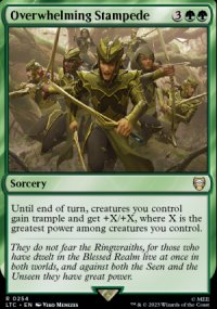 Overwhelming Stampede - The Lord of the Rings Commander Decks