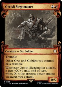 Orcish Siegemaster 3 - The Lord of the Rings Commander Decks