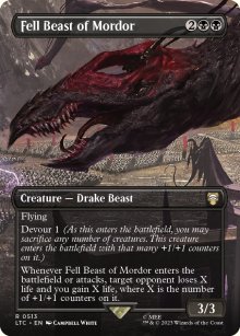 Fell Beast of Mordor 1 - The Lord of the Rings Commander Decks