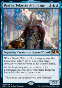 Barrin, Tolarian Archmage 1 - Core Set 2021