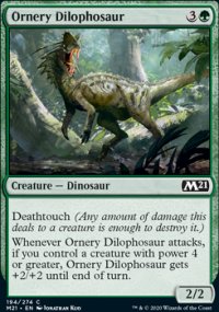Ornery Dilophosaur - Core Set 2021
