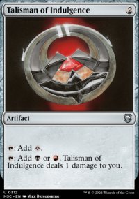 Talisman of Indulgence - Modern Horizons III Commander Decks