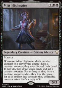 Miss Highwater - Mystery Booster Commander Edition