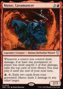 Matoc, Lavamancer - Mystery Booster Commander Edition