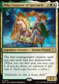 Elda, Conjurer of Spectacle - Mystery Booster Commander Edition